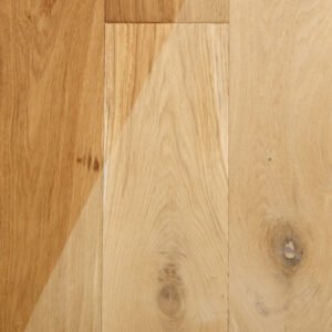 190 x 14mm Oak Rustic Brushed Unfinished