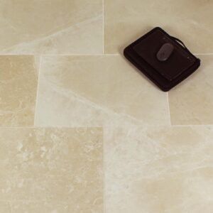 Barcelona Creme-marble-tile-tumbled-edge