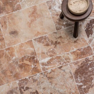 Rosso Coralito Marble Tumbled
