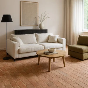 Terracotta Rustica Paja Herringbone Tile