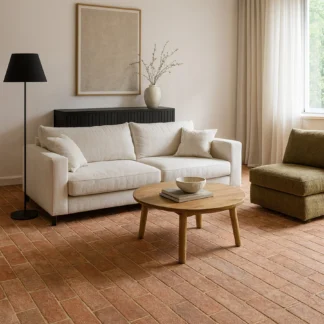 Terracotta Rustica Paja Herringbone Tile