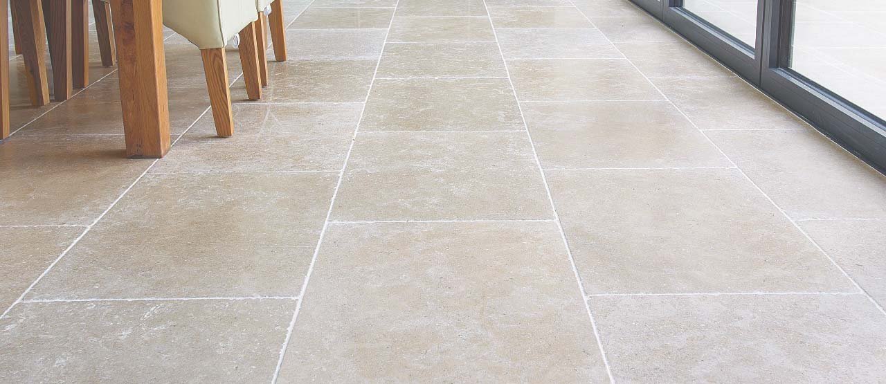 Tumbled stone_flooring